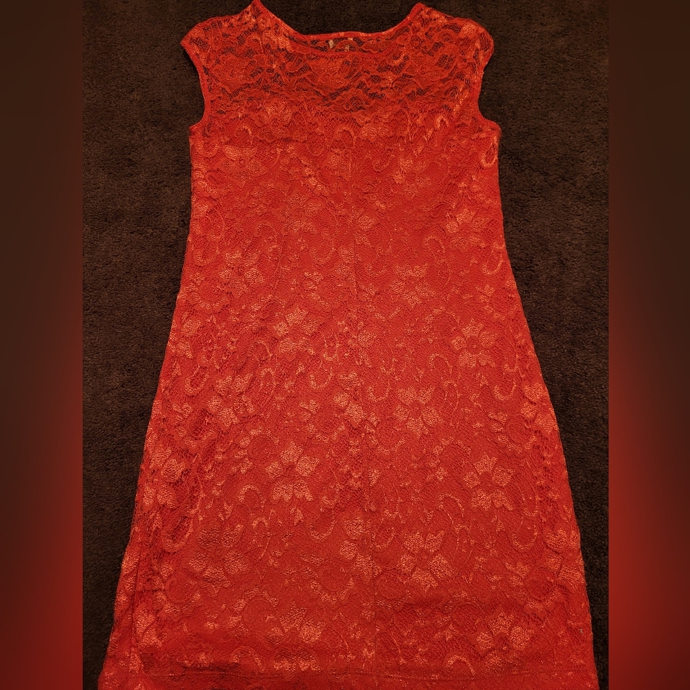 Red Lace Dynamite Dress